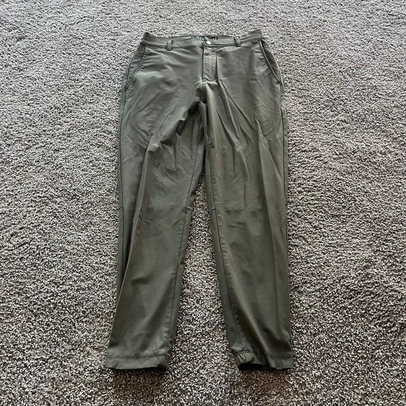 Cuts Clothing AO Jogger Pants Performance Waist Stretch Dark Pine Green Mens M - Picture 1 of 7
